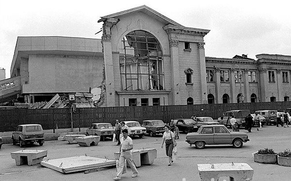1991 год. Скончылася эра Віленскага вакзала. Руйнаваньне