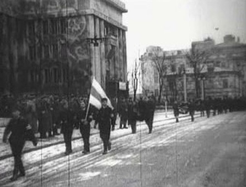 Фота часоў вайны 1941-1945 гг. Дом Афіцэраў.