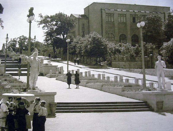 Фотаздымак "Пацёмкінсай лесьвіцы", як яе часта называлі, у 1950-я гады.