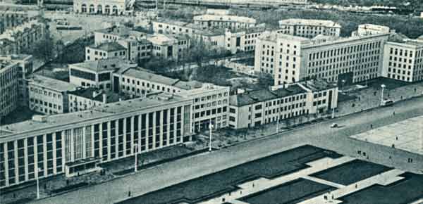 Універсітэцкі гарадок. Канец 1960-х гадоў.