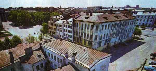Комплекс будынкаў былога Гасьціннага двара, 1970-я гады.